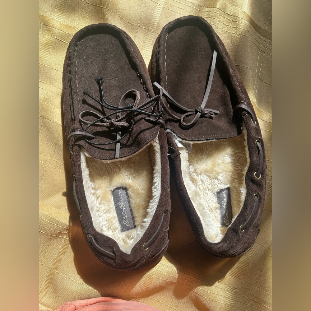 Eddie Bauer Jaden Brown Suede Men's Moccasins